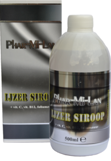 Aanbieding Phar-Mi-Lan IJzer Siroop + Vit. C, B12 en Foliumzuur - 500 ml (THT 30-9-2019) 1