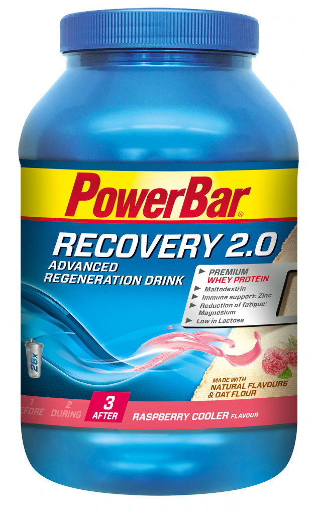 Aanbieding PowerBar Recovery Drink 2.0 - Raspberry - 1144 gram (THT 30-9-2019) 1