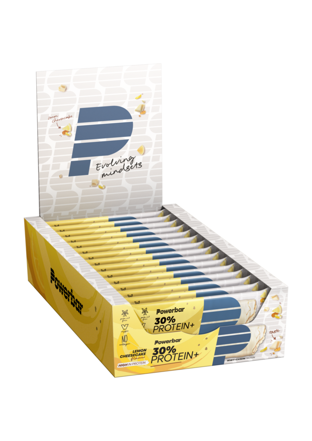 PowerBar Protein Plus 30% Bar - Lemon Cheesecake - 15 x 55 gram (LET OP! THT 28-2-2025) 1
