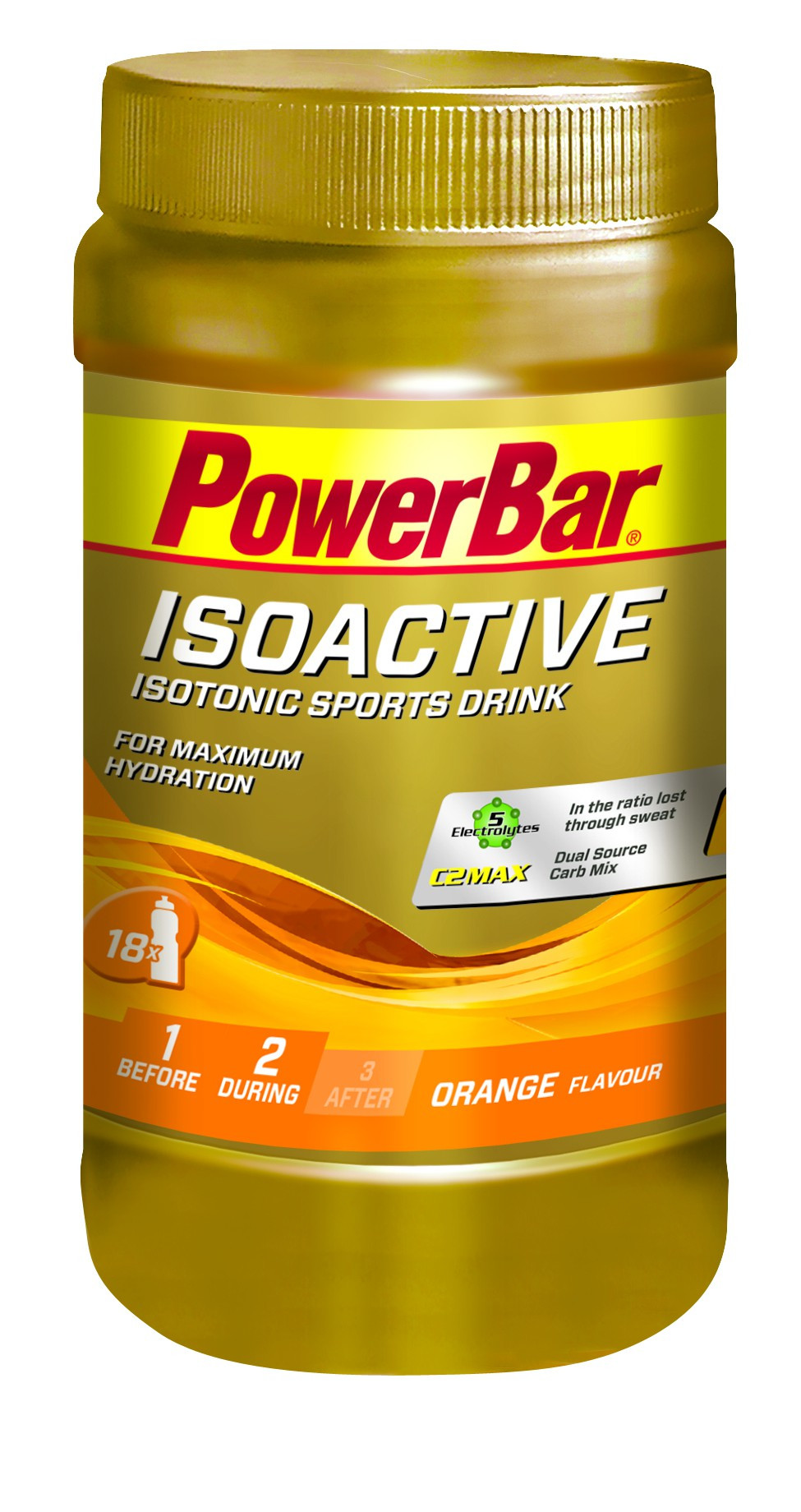 Aanbieding PowerBar IsoActive - Orange - 600 gram 1