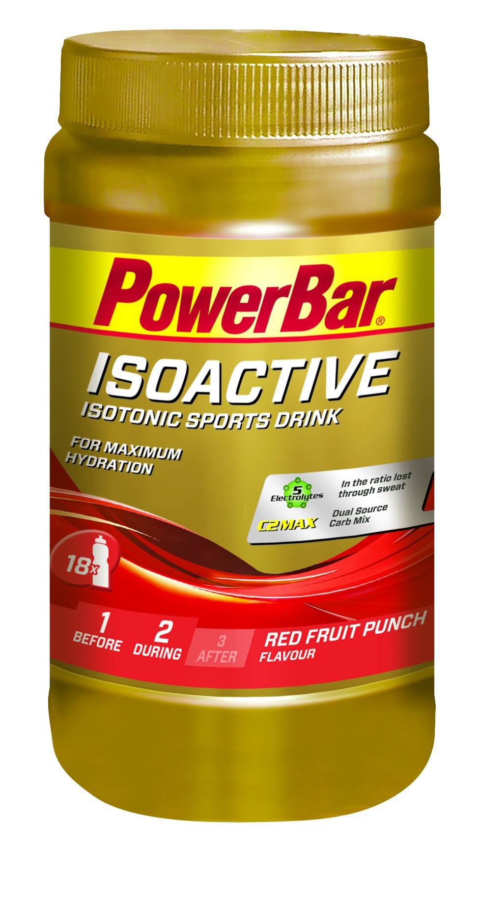 Aanbieding PowerBar IsoActive - Red Fruit Punch - 600 gram 1