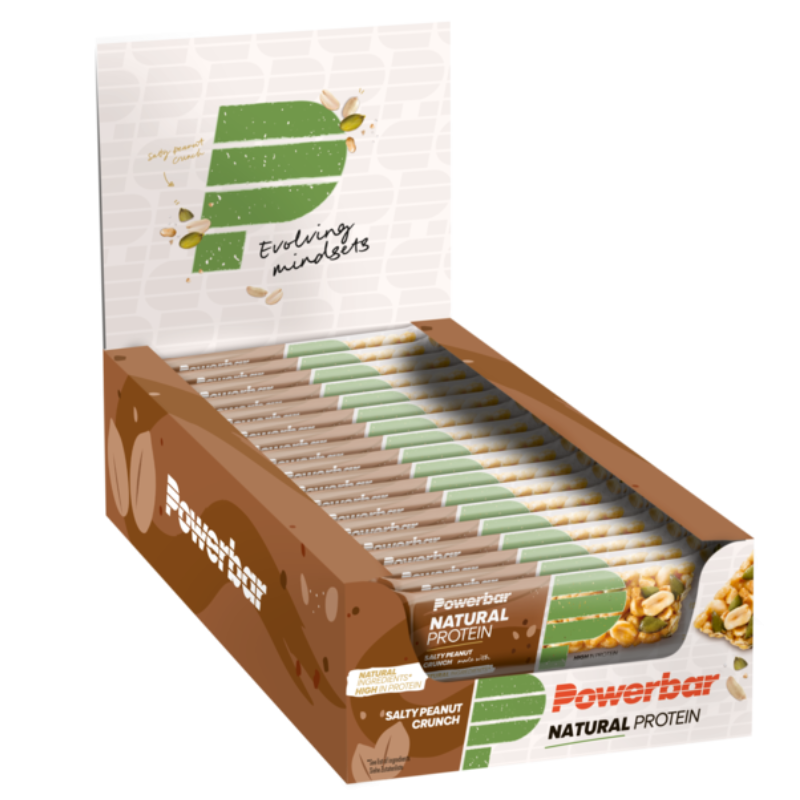 PowerBar Natural Protein Bar - Salty Peanut Crunch - 18 x 40 gram 1
