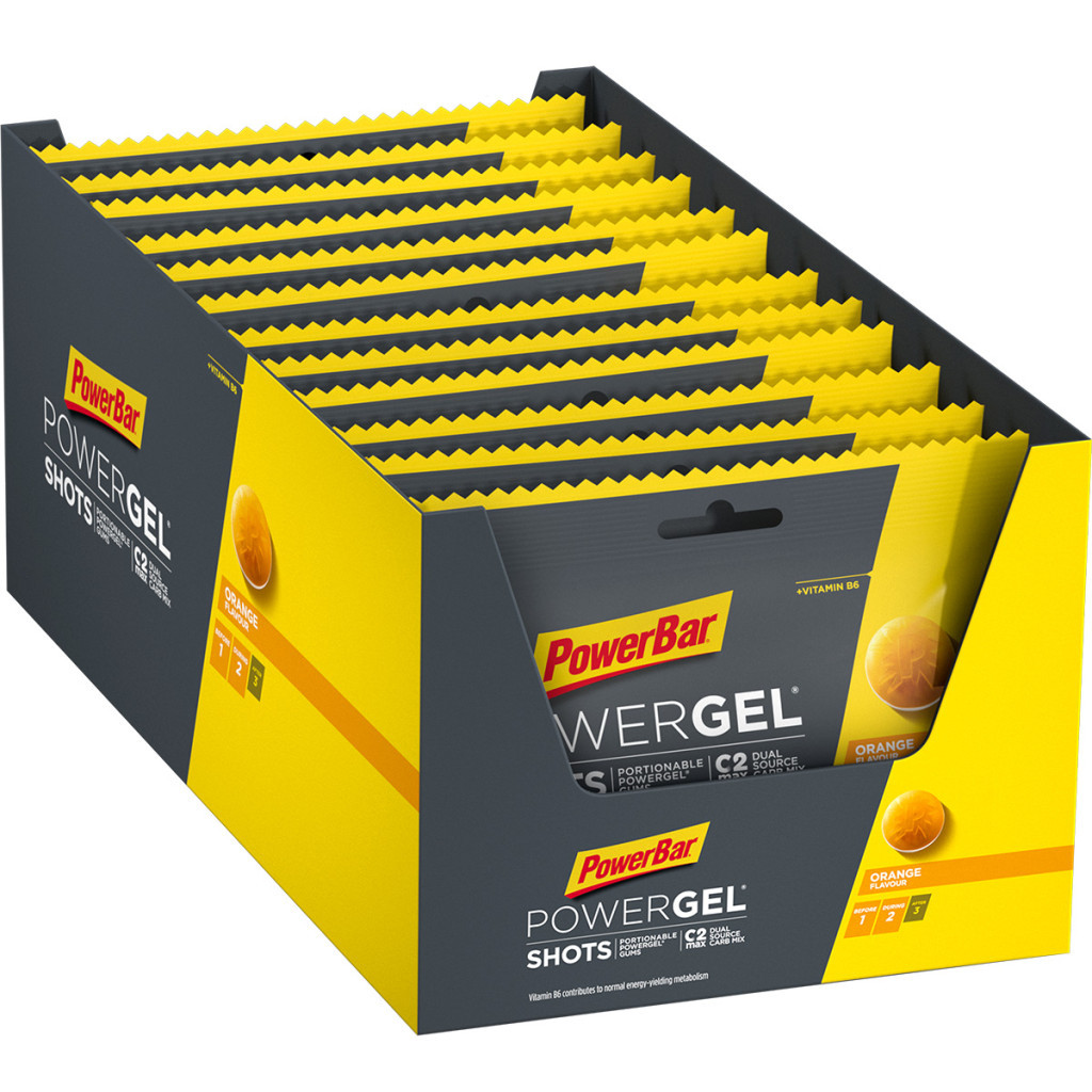 PowerBar PowerGel Shots - Orange - 24 x 60 gram (LET OP! THT 30-11-2024) 1