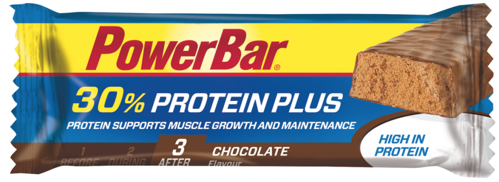 Aanbieding Powerbar Protein plus 30% THT tot einde September 1