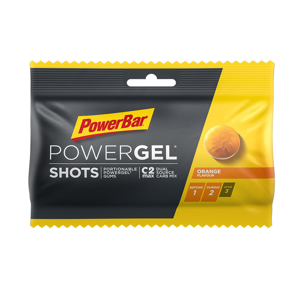 PowerBar PowerGel Shots - Orange - 60 gram (THT 31-5-2020) 1