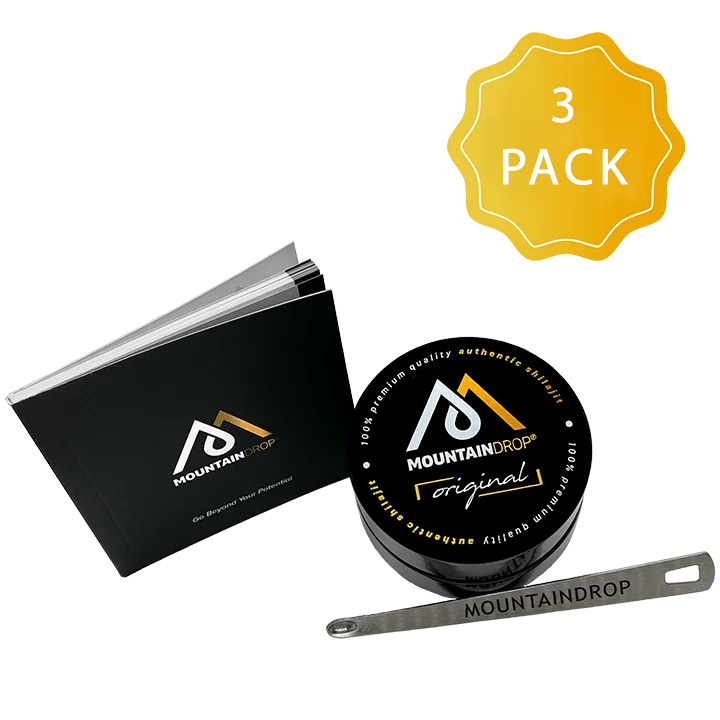 MOUNTAINDROP - 100% Mumijo Shilajit - 3 pack 1