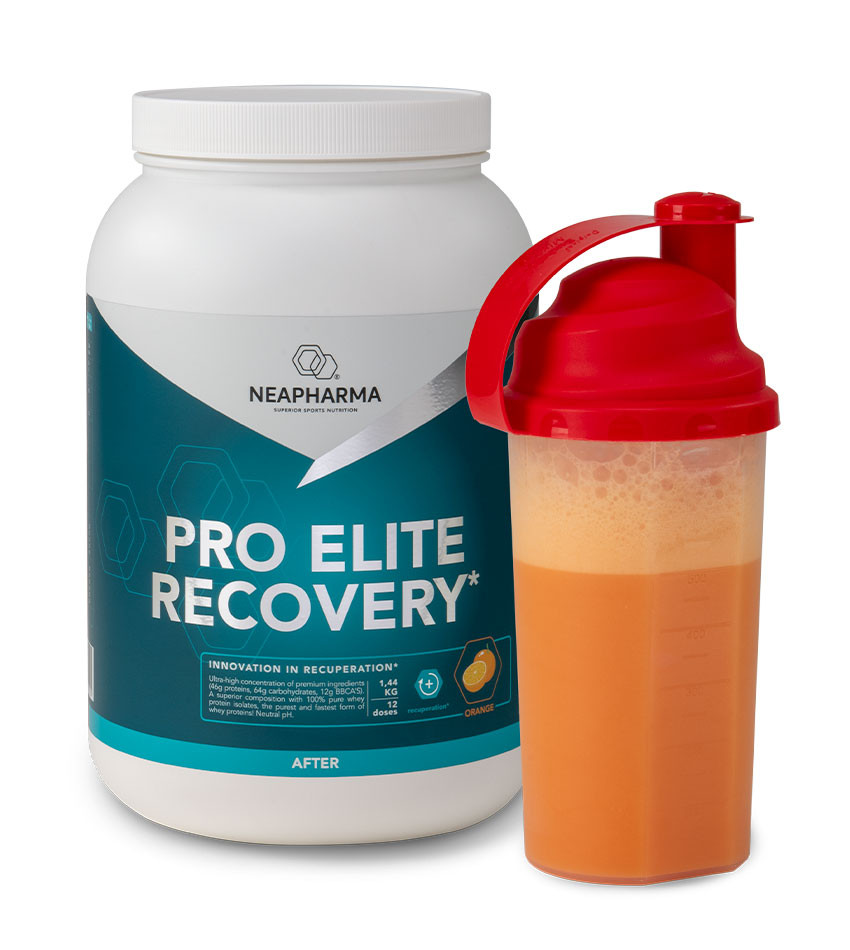 Neapharma Pro Elite Recovery - Orange - 1440 gram + Gratis Shaker 750 ml 1