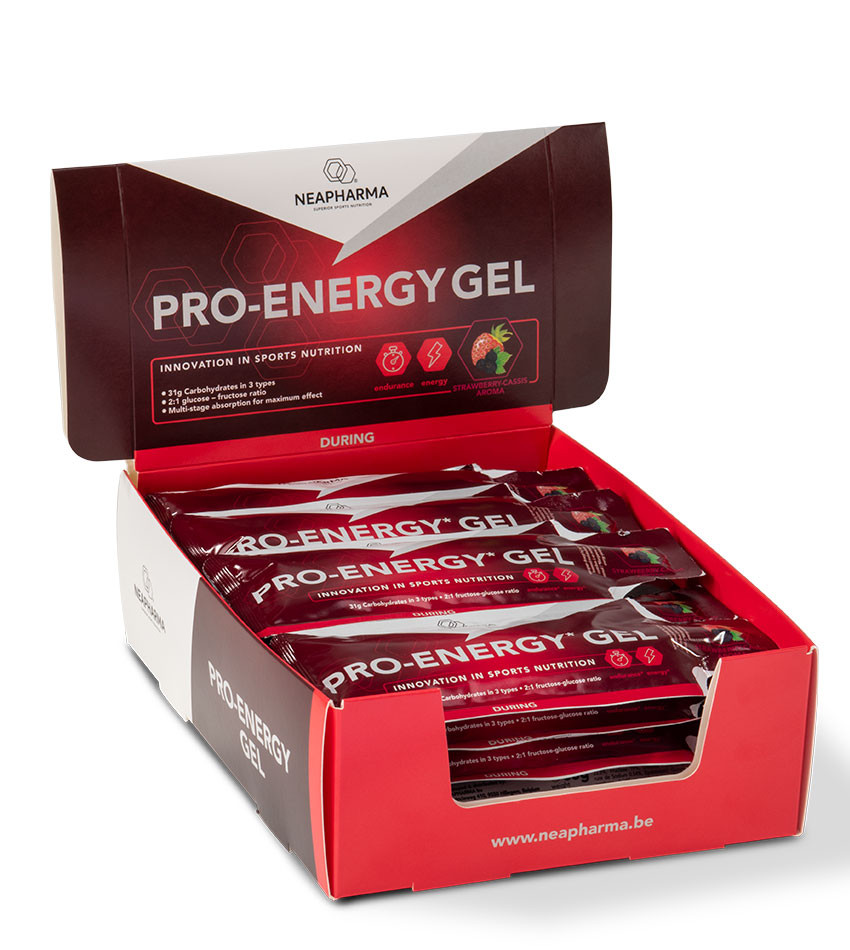 Neapharma Pro Energy Gel - Strawberry Cassis - 25 x 63 gram 1