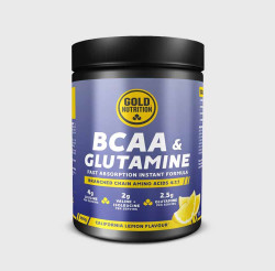 Aanbieding GoldNutrition BCAA Powder - Lemon - 300 gram (THT 30-9-2023)