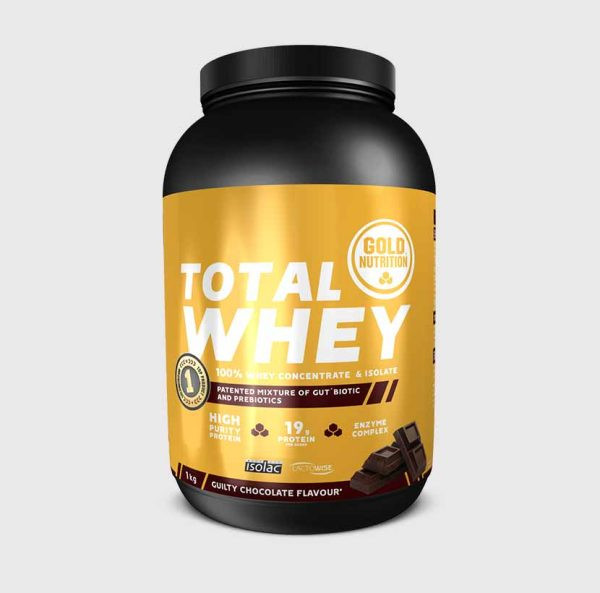 GoldNutrition Total Whey - Chocolate - 1000 gram (LET OP! THT 31-3-2025) 1