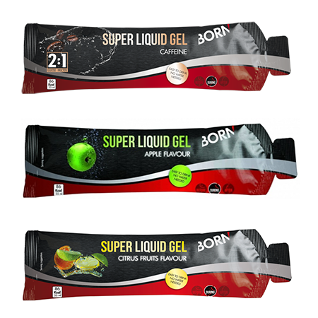 Proefpakket Born Super Liquid Gel met 10 energiegels 1