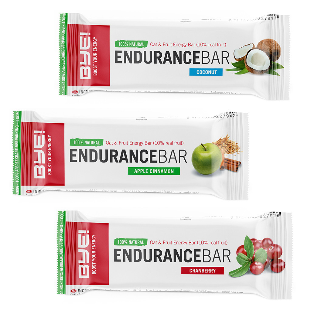 BYE! Endurance Bar - 30 x 40 gram + BYE! Endurance Booster Citrus - 1000 gram 1