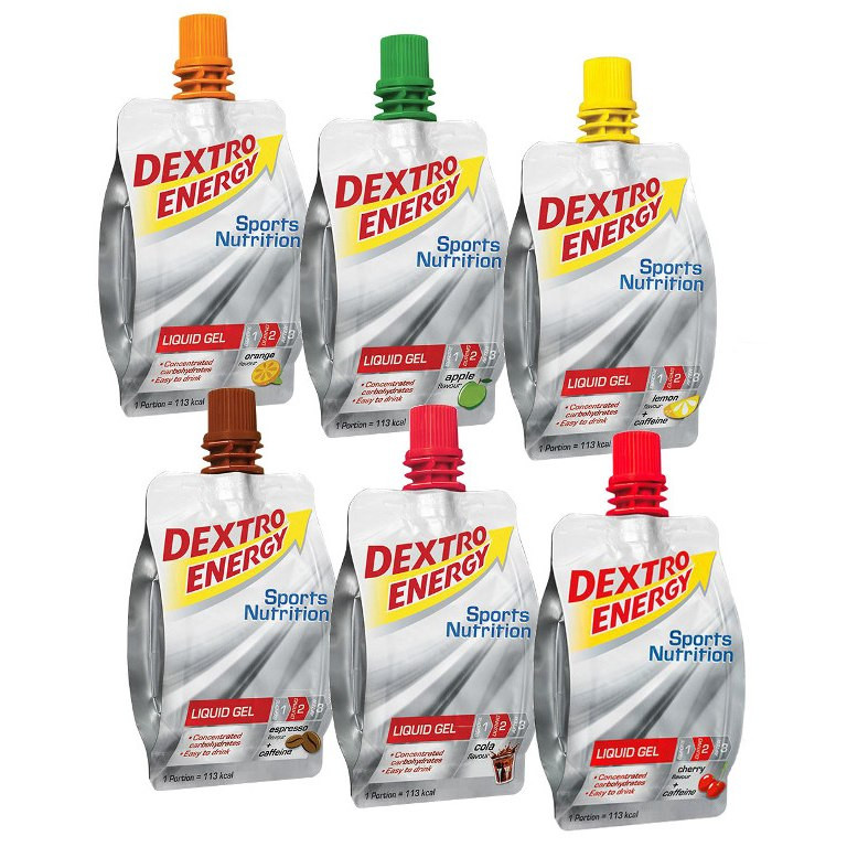 Proefpakket Dextro Energy Liquid Gel met 6 energiegels 1