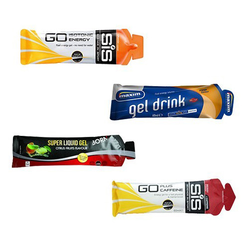 Proefpakket met 6 liquid &amp; drink gels 1