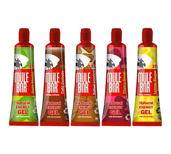 Proefpakket MuleBar Natural Energy Gel met 5 energiegels 1