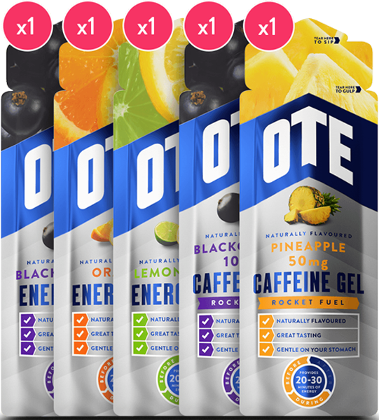 Proefpakket OTE Energy Gel met 5 energiegels 1
