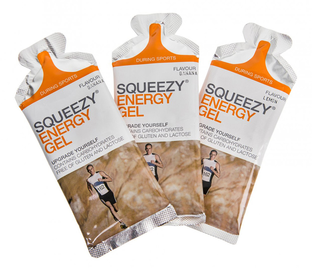 Proefpakket Squeezy Energy Gel met 8 energiegels 1