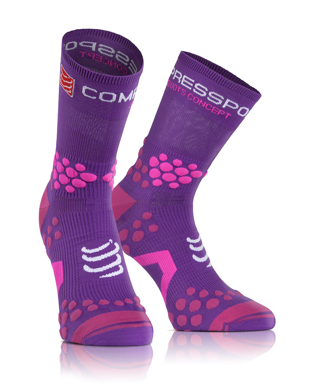 Compressport Pro Racing v2.1 Trail Hi Compressiesokken 2