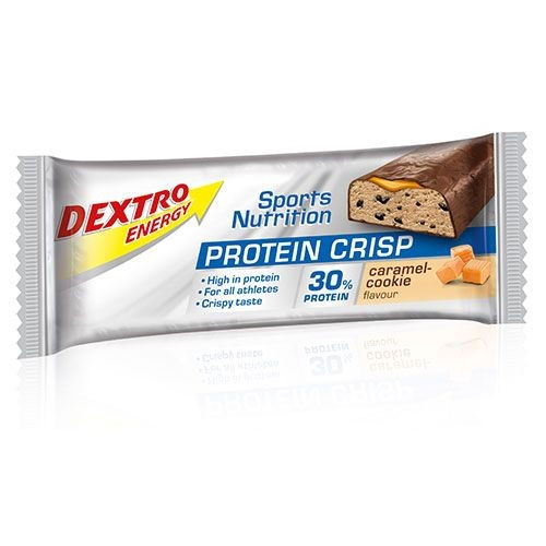 Aanbieding Dextro Energy Protein Crisp Caramel-Cookie. THT 11-10-2017 1