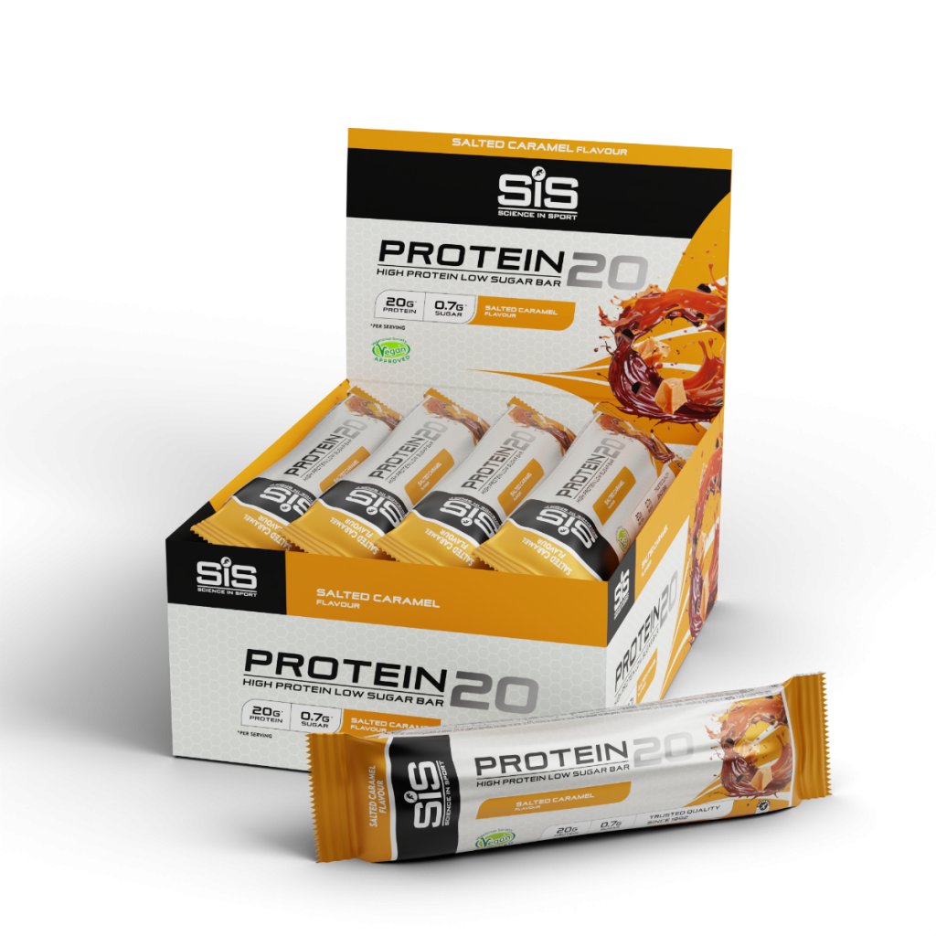 SiS PROTEIN20 - Salted Caramel - 12 x 55 gram (LET OP! THT 31-8-2025) 1