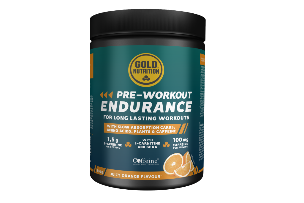 GoldNutrition Pre-Workout Endurance - Orange - 300 gram 1
