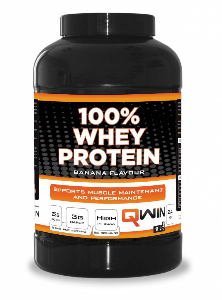 QWIN 100% Whey Protein - 2400 gram 1