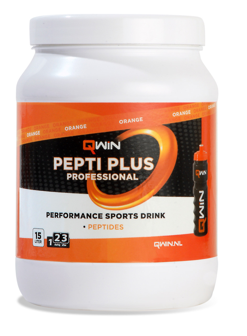 Qwin Peptiplus Sportdrank - Orange - 760 gram 1