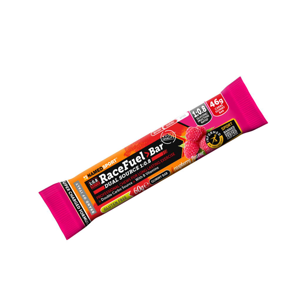 NamedSport Race Fuel Bar - Raspberry - 20 x 60 gram (LET OP! THT 12-3-2026) 1