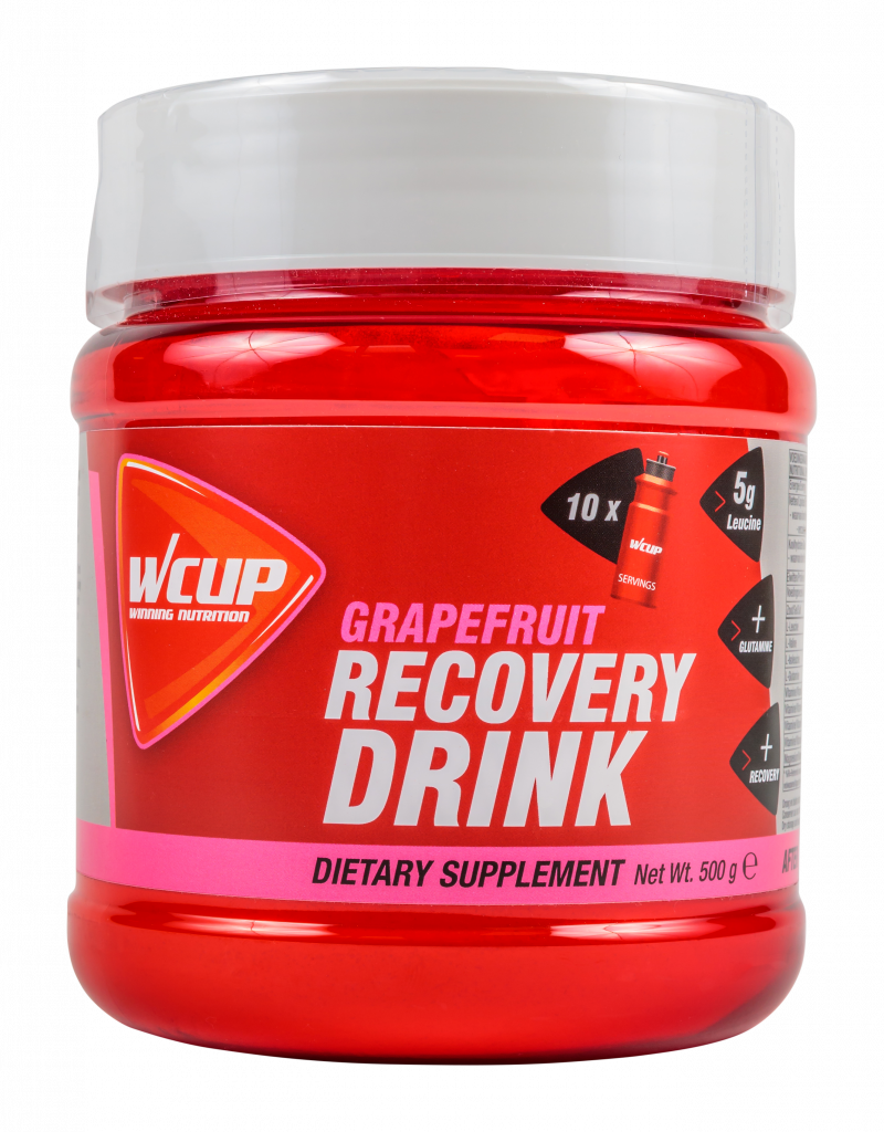 Aanbieding WCUP Recovery Drink - Grapefruit - 500 gram (THT 31-1-2022) 1