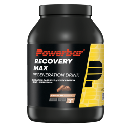 PowerBar Recovery Max - Chocolate - 1144 gram (LET OP! THT 31-12-2025)