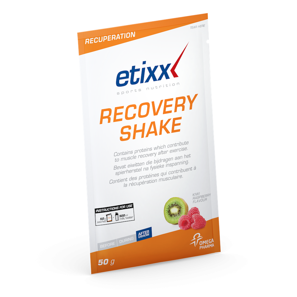 Aanbieding Etixx Recovery Shake - Raspberry/Kiwi - 50 gram (THT 28-2-2022) 1