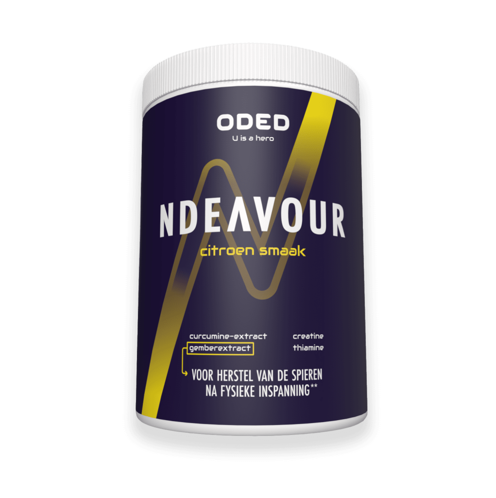ODED NDEAVOUR - Creatine + Spierherstel - Lemon - 504 gram (LET OP! 18-2-2026) 1
