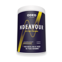 ODED NDEAVOUR - Creatine + Spierherstel - Lemon - 504 gram (LET OP! 18-2-2026)