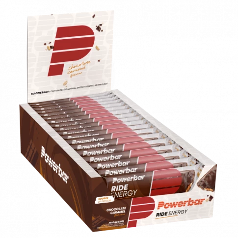 PowerBar Ride Energy Bar - Chocolate Caramel - 18 x 55 gram (LET OP! THT 30-4-2025) 1