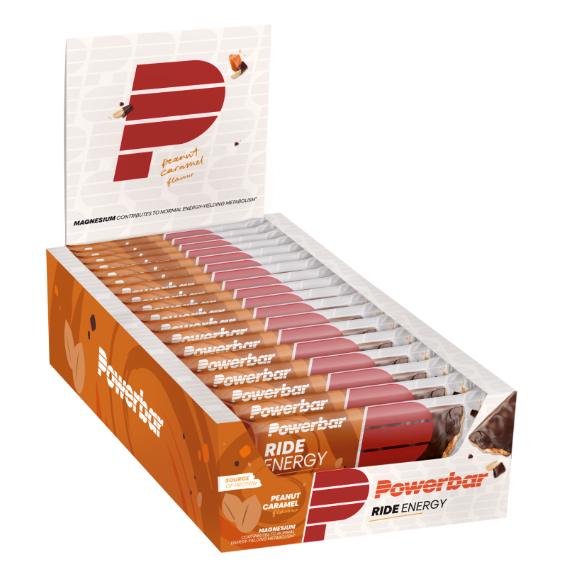 PowerBar Ride Energy Bar - Peanut/Caramel - 18 x 55 gram (LET OP! THT 31-3-2025) 1