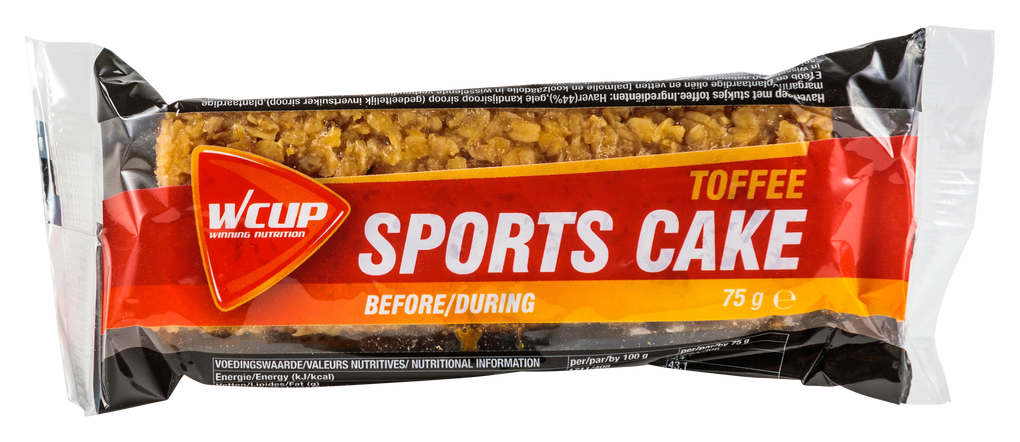 WCUP Sports Cake - Toffee - 20 x 75 gram (LET OP! THT 3-5-2025) 1
