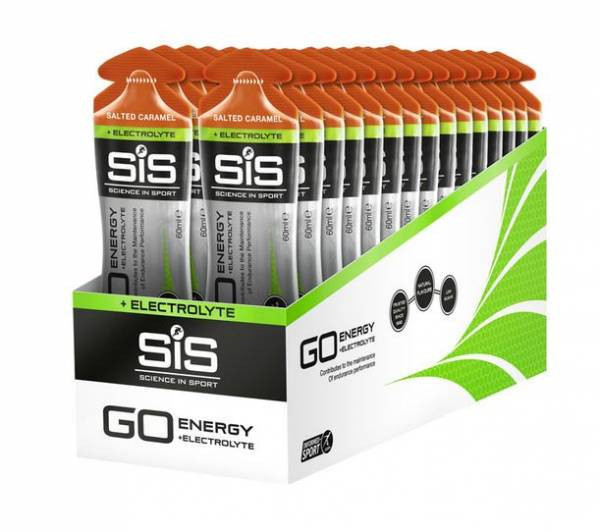 SiS GO Electrolyte Gel - Salted Caramel -  30 x 60 ml (LET OP! THT 30-4-2024) 1
