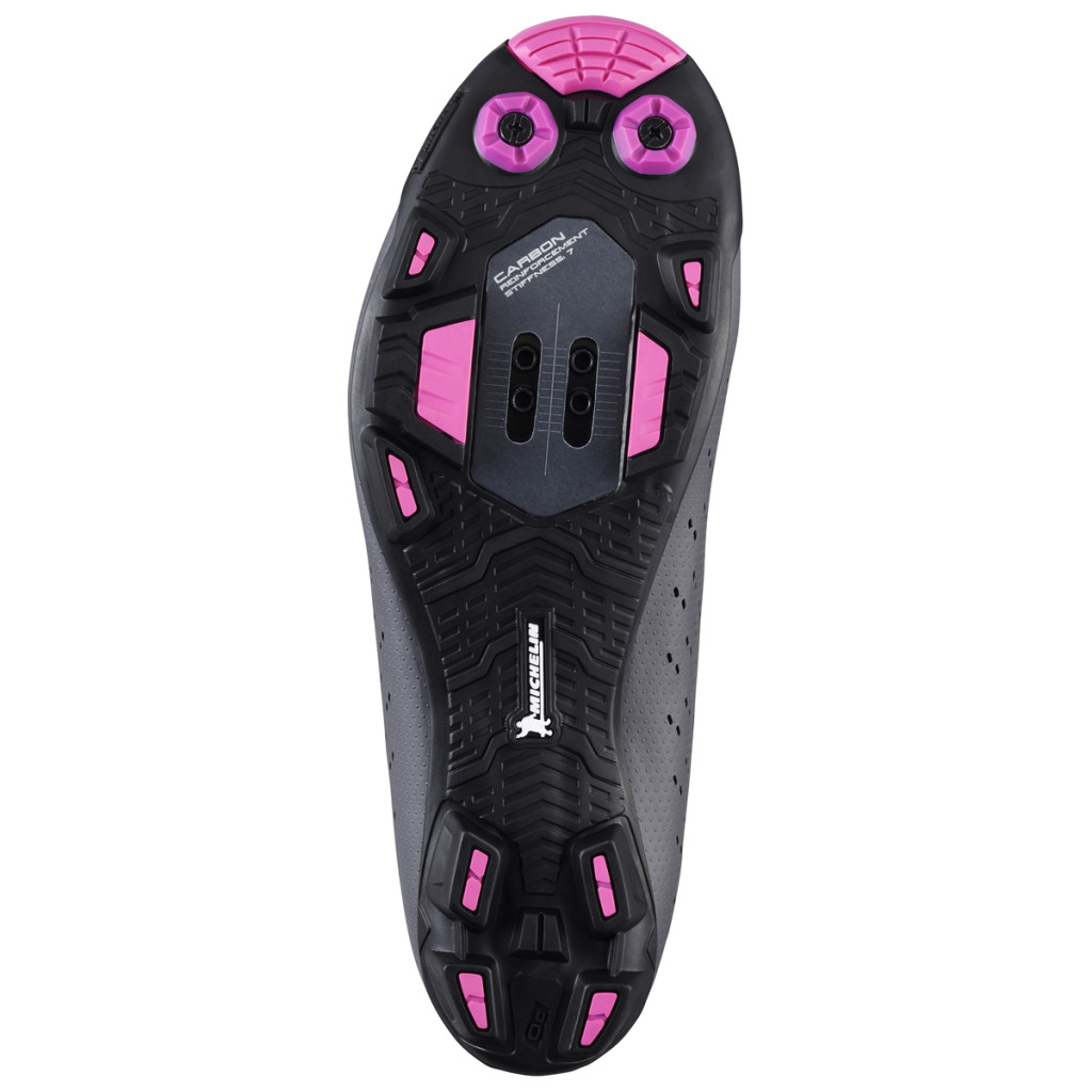Shimano XC500 MTB Schoenen - Dames - Grijs/Magenta 3