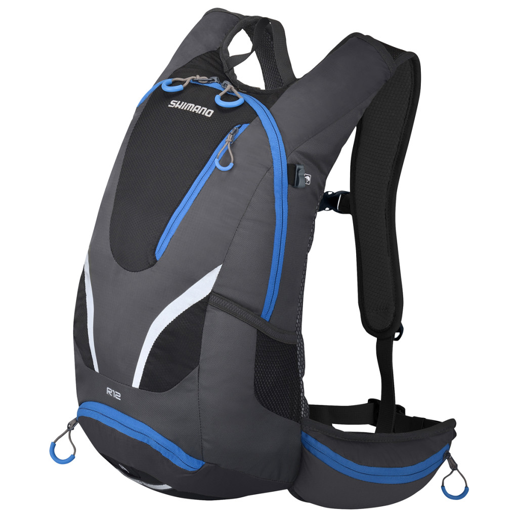 Shimano Rugtas Rokko 12 - Zwart/Blauw 1