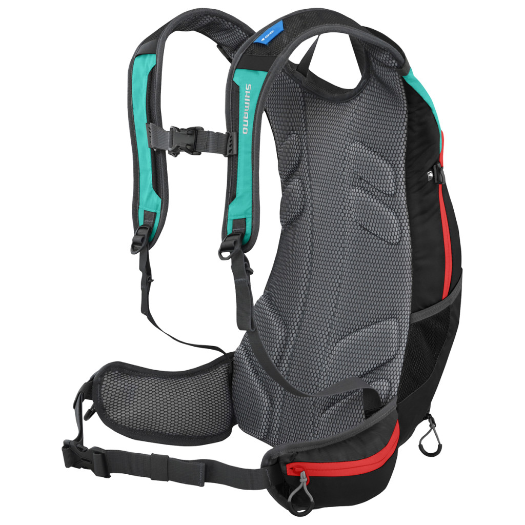 Shimano Rugtas Rokko 12 - Zwart/Groen 2