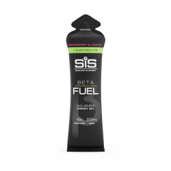 SiS BETA FUEL + Electrolyte Gel - Raspberry & Lemon  - 60 ml - 9 + 1 gratis (THT 30-4-2026)