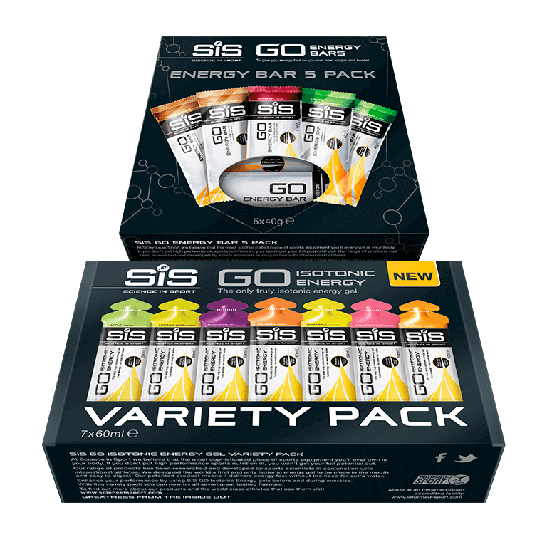 SIS GO Energy Bar Variety Pack + SIS GO Isotonic Energy Gel Variety Pack (THT 31-1-2026) 1