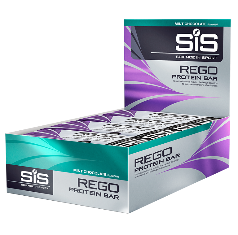 Aanbieding SiS REGO Protein Bar - Mint Chocolate - 20 x 55 gram (THT 31-1-2022) 1