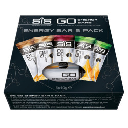 SIS GO Energy Bar Variety Pack - 5 x 40 gram - 2 + 1 gratis