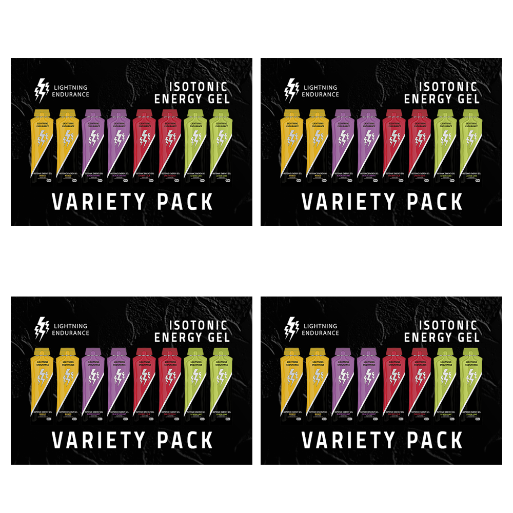 Lightning Endurance Isotonic Energy Gel Variety Pack - Gemixte smaken - 32 x 60 ml 1