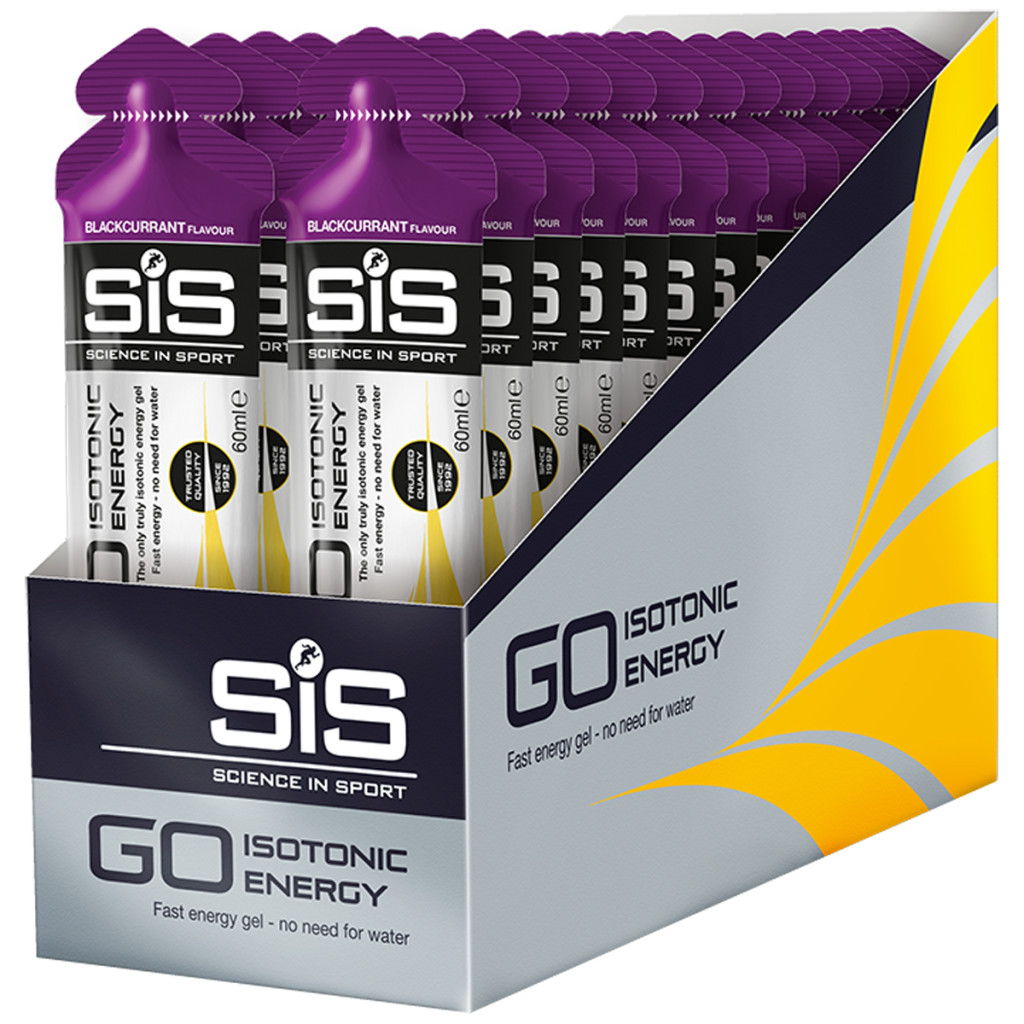 Aanbieding SiS GO Isotonic Gel - Blackcurrant - 30 x 60 ml (LET OP! THT 29-2-2024) 1