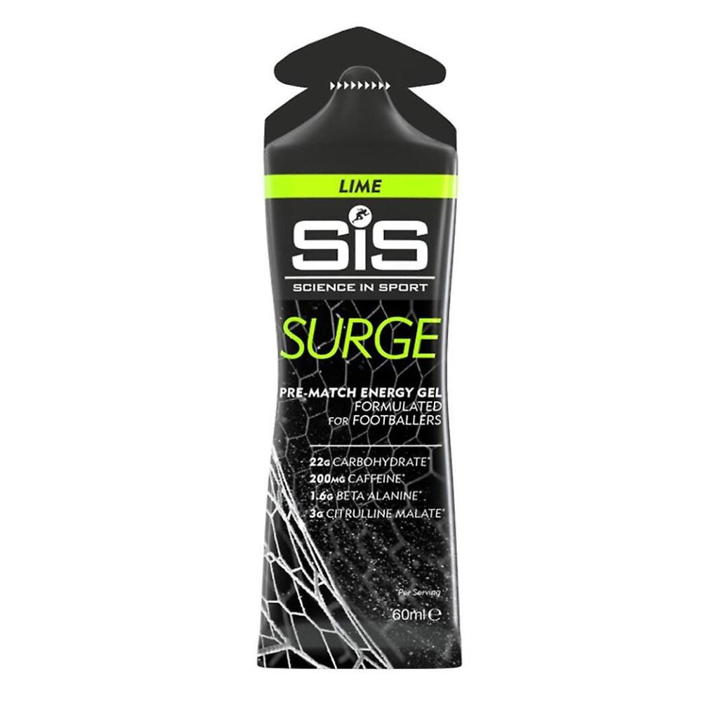 SiS Surge Pre-Match Gel - Lime - 60 ml (THT 2-8-2022) 1