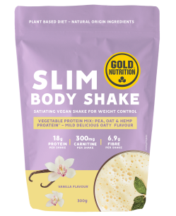 GoldNutrition Slim Body Shake - Vanilla - 300 gram (LET OP! THT 30-6-2025)