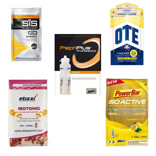 10 isotone en sportdranken proberen voor €15,- 1