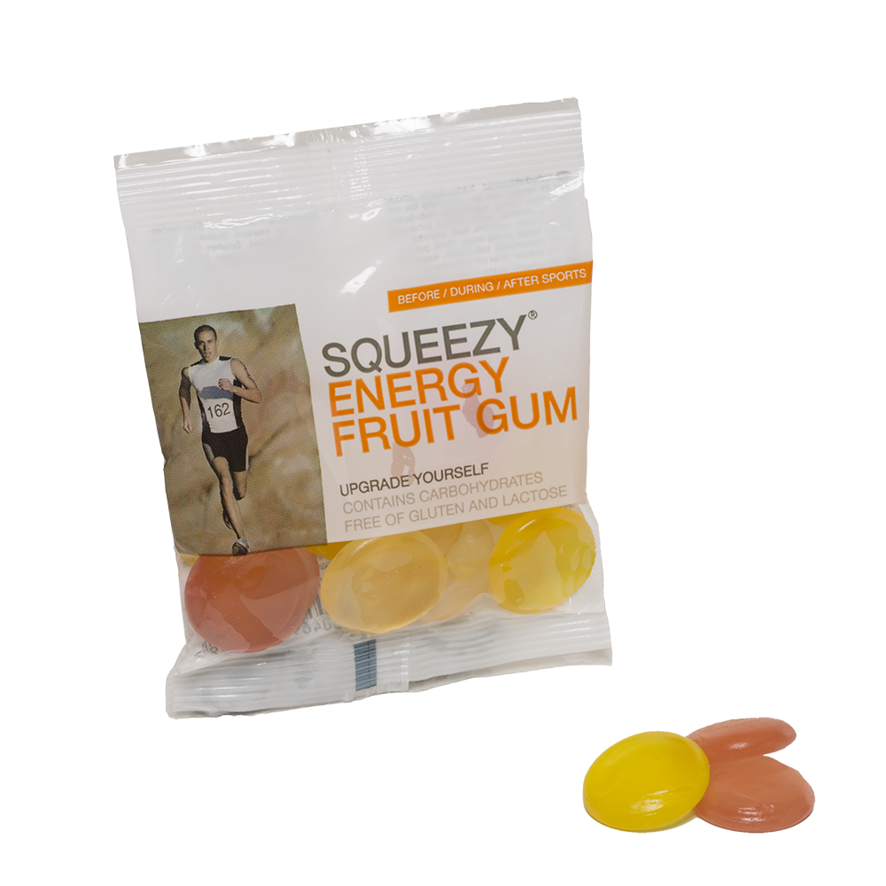 Squeezy Energy Fruit Gum - 25 x 50 gram 1